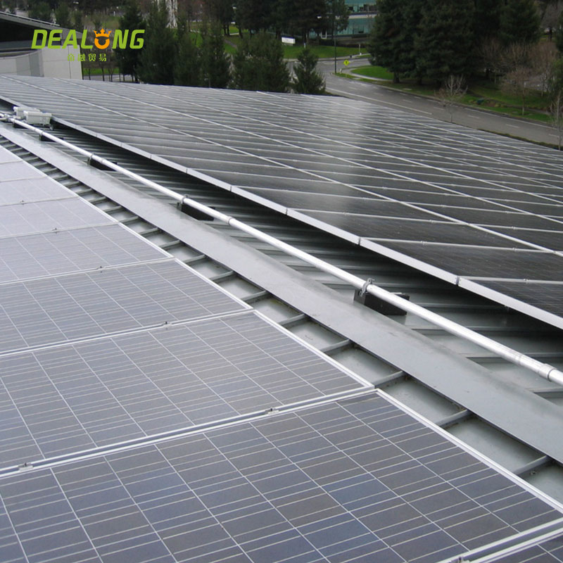 Βάσεις οροφής ηλιακών πάνελ για μεταλλική οροφή από κασσίτερο