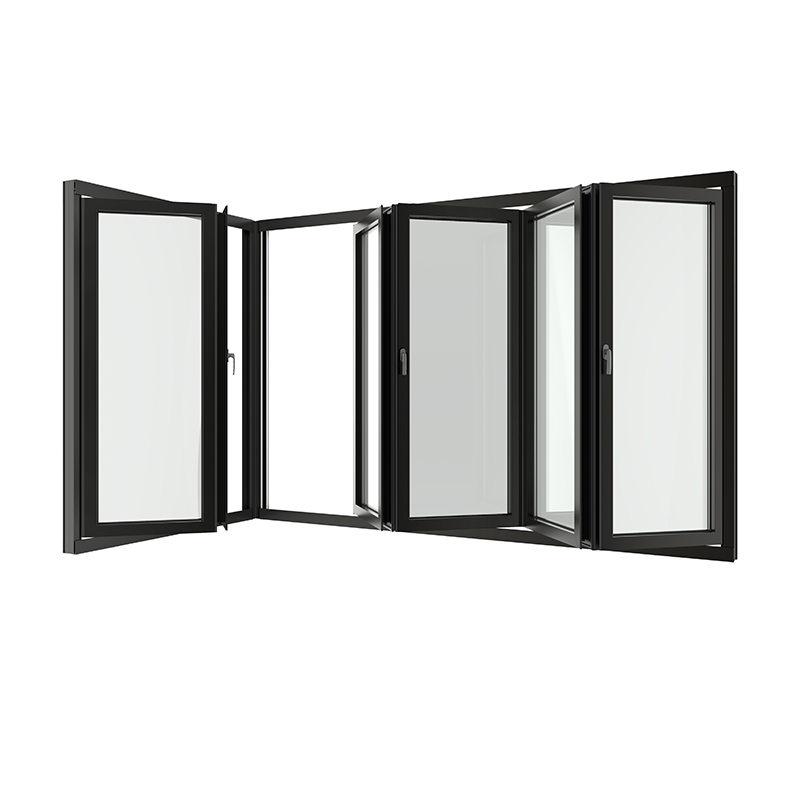 Μοντέρνο σχεδιασμό πολλαπλών λειτουργιών αναδιπλούμενο παράθυρο αλουμινίου

