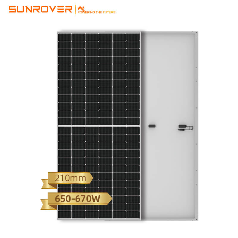 Ηλιακά πάνελ mono 650W 655W 660W 665W 670W ηλιακό πάνελ για το σπίτι
