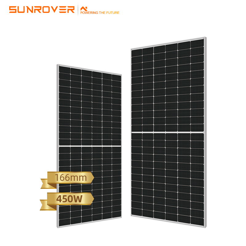 Stock 450w ημικύτταρο ηλιακό πάνελ 440w 445w 450w 455w Perc για ηλιακό σύστημα
