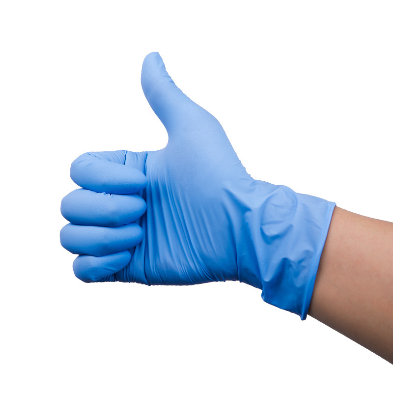 
      Μπλε γάντια νιτριλίου χωρίς σκόνη
     </font></font>