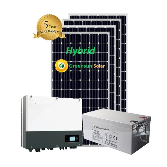 Υβριδικά συστήματα αποθήκευσης ηλιακής ενέργειας 3kw 4kw 5kw 6kw για ηλιακό οικιακό σύστημα
