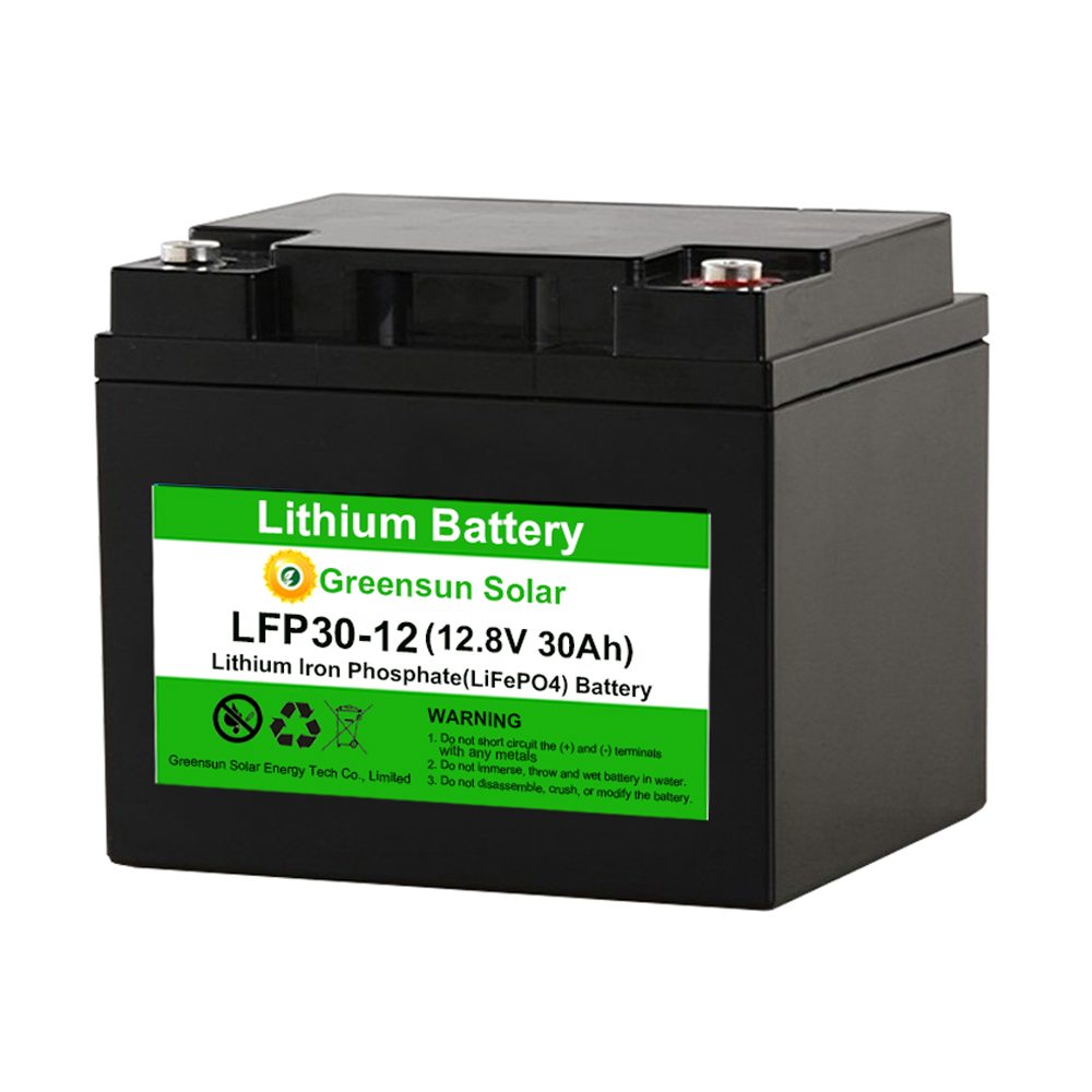 Lifepo4 μπαταρία σιδήρου λιθίου 12v 30ah
