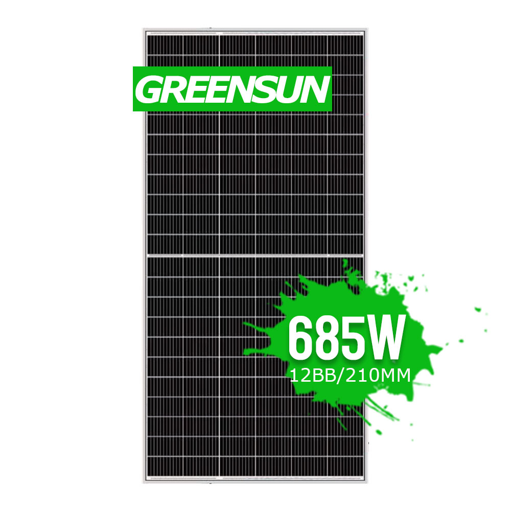 Μεγάλοι ηλιακοί συλλέκτες Mono 650W 660W 680W 685W Half Cut 132Cells Monocrystalline PV