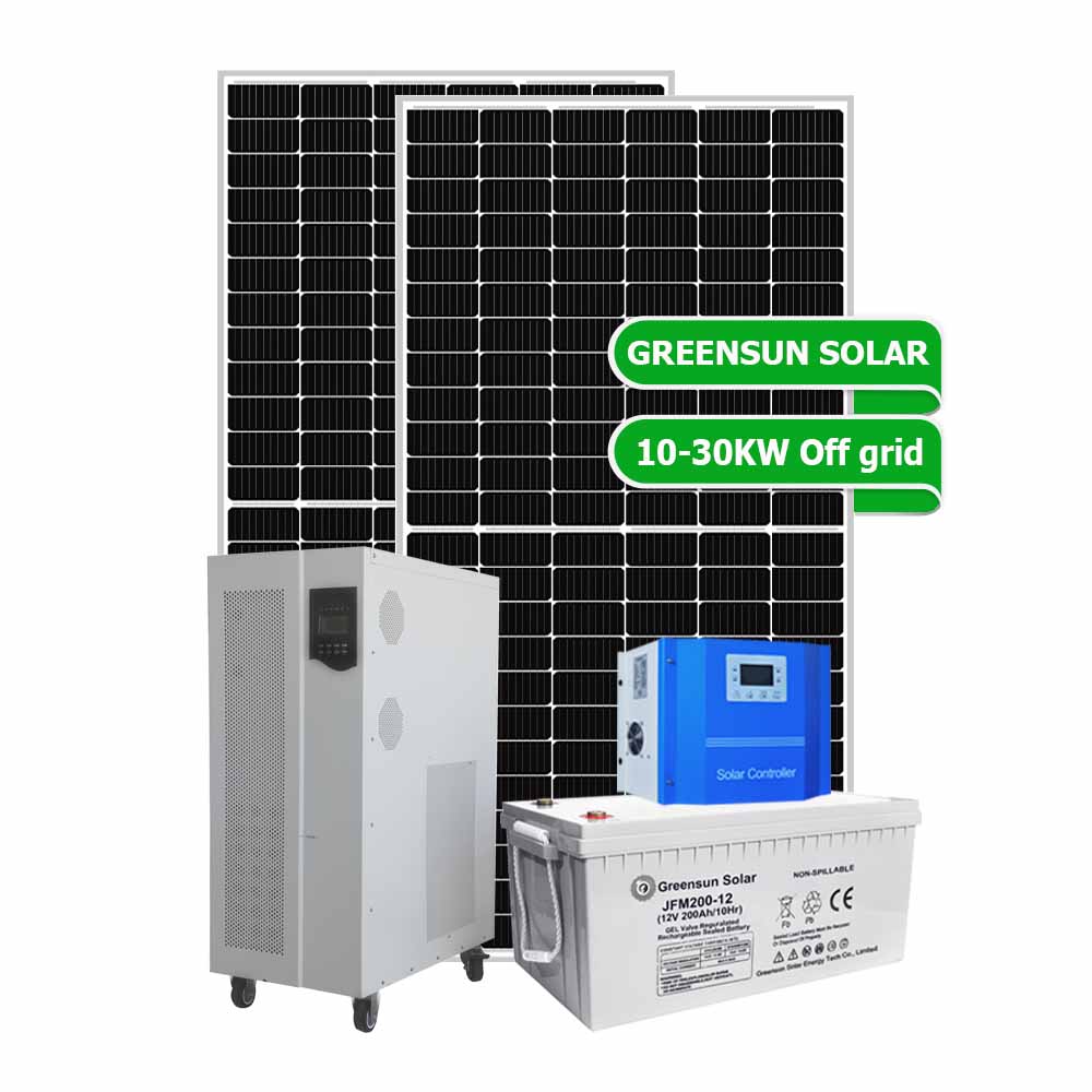 Home Power Off Grid 12KW 15KW 20KW 30KW Αποθήκευση Ενέργειας Συστήματα ηλιακής ενέργειας με μπαταρία
