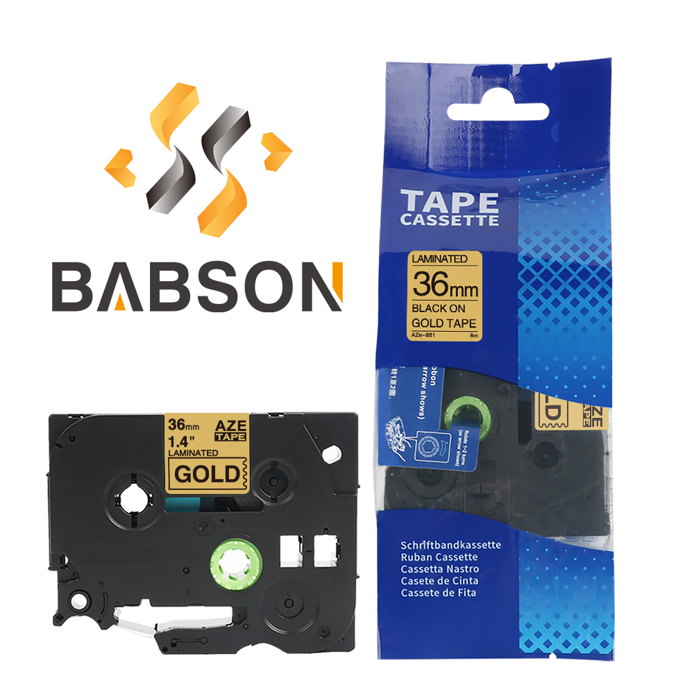 TZe-861(AZe-861) Label Tape Use for Brother PT530/PT550/PT3600