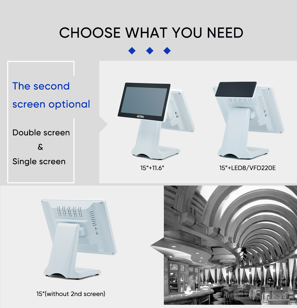 Όλα σε ένα capacitive touch POS