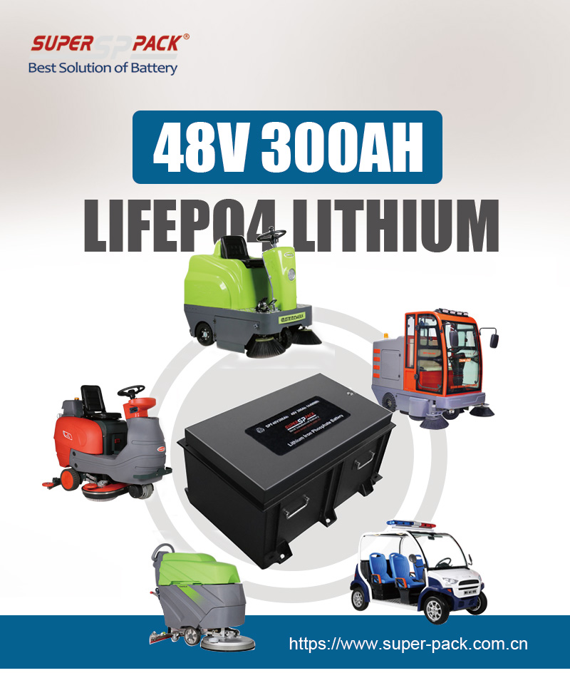 Superpack 48V 300Ah Εξοπλισμός Καθαρισμού lifepo4