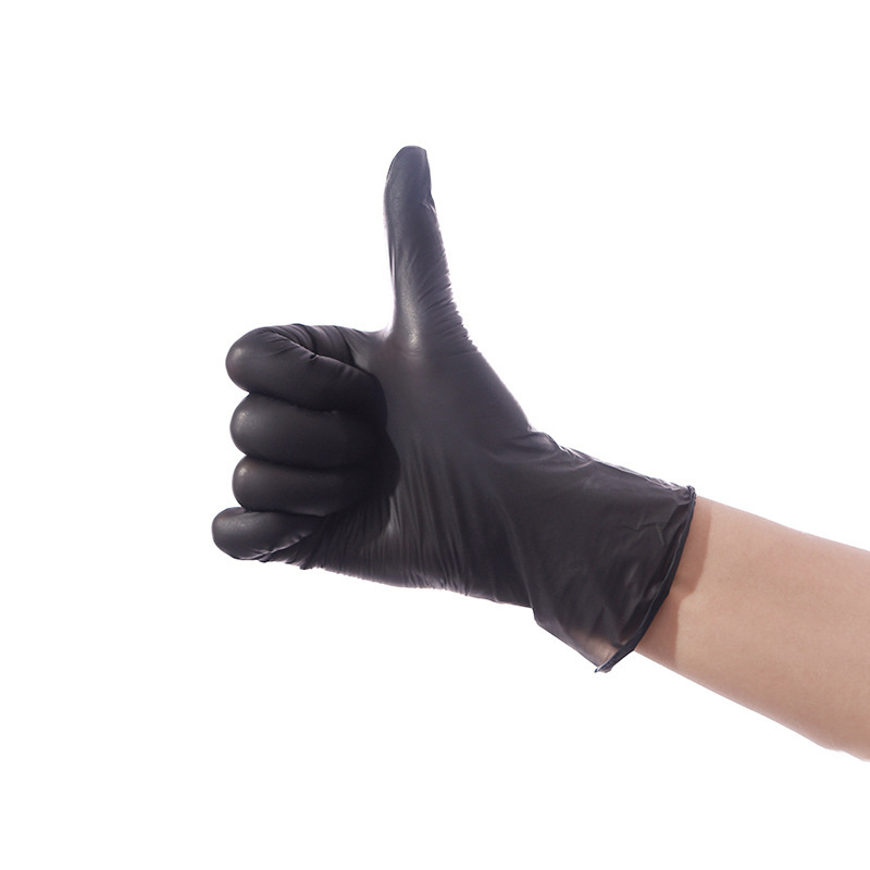 
      Μαύρα γάντια νιτριλίου χωρίς σκόνη
     </font></font>