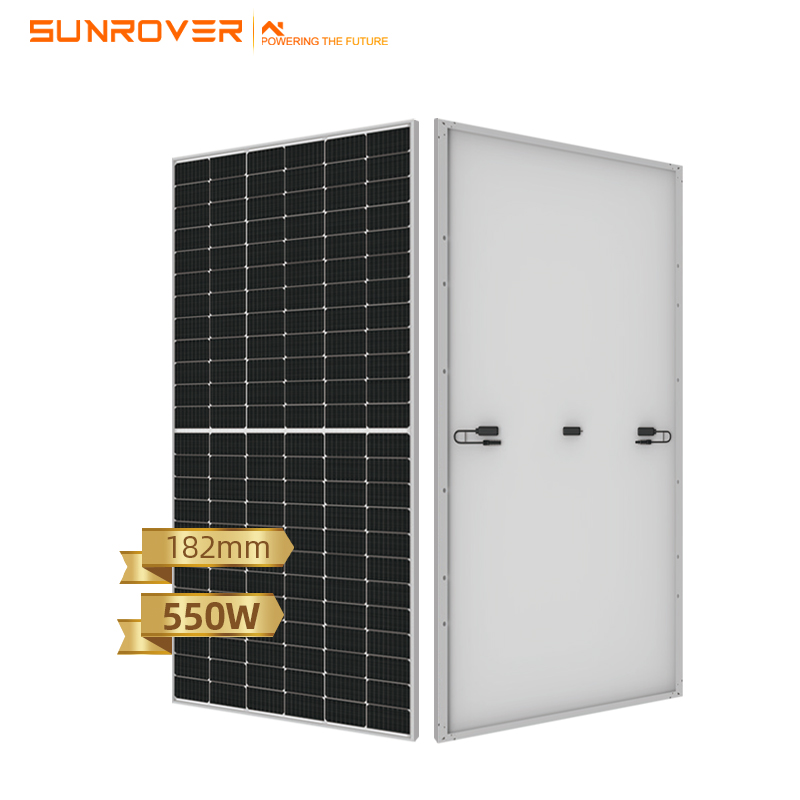Μονοκρυσταλλικά ηλιακά πάνελ υψηλών επιδόσεων 530w Solar panel 540w 550w 555w Half Cut Solar Panels

