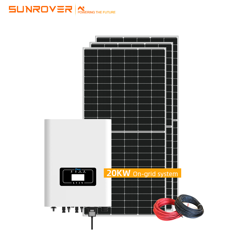 25 Χρόνια Εγγύηση 20KW On Grid Solar System Τιμή
