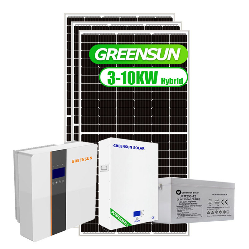 Αποθήκευση Σπίτι Power Roof Solar Energy System 5kw 8kw 10kw Off Hybrid Solar Systems
