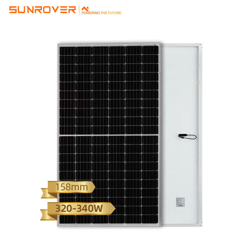 Half Cell 320W 325W 330W 335W 340W Solar Panel ηλιακή μονάδα τιμή για χρήση συστήματος

