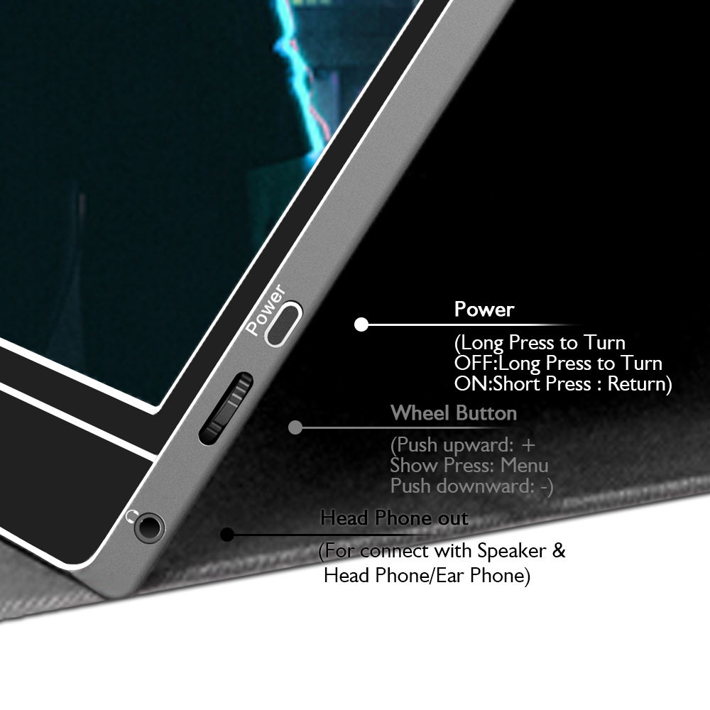 Οθόνη gaming LCD 15,6 ιντσών 4k usb type-c