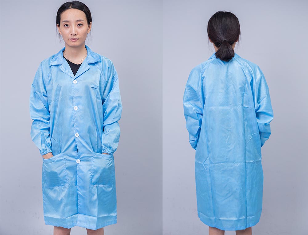Επαναχρησιμοποιούμενα Cleanroom ESD Safe Lab Coats