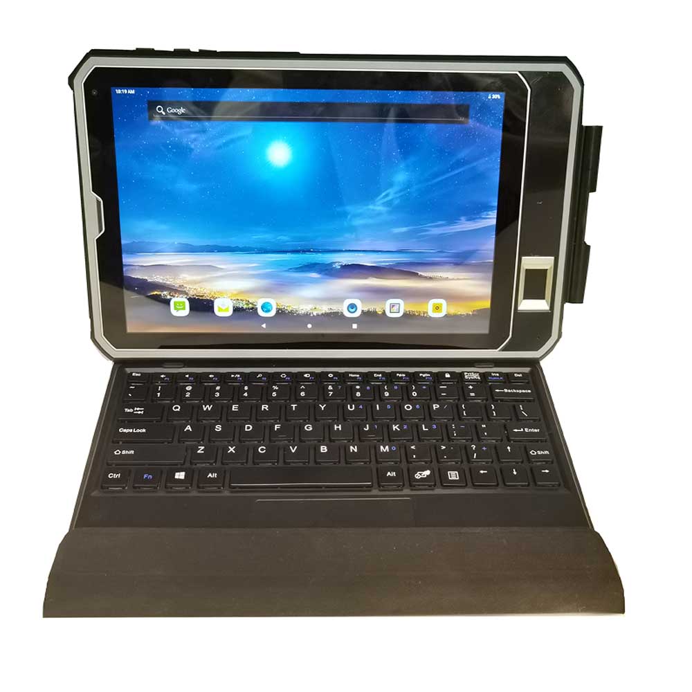 IP68 Rugged Military Army 4G Android 9.0 10.1 ιντσών Android Biometric Fingerprint Education Tablet PC
