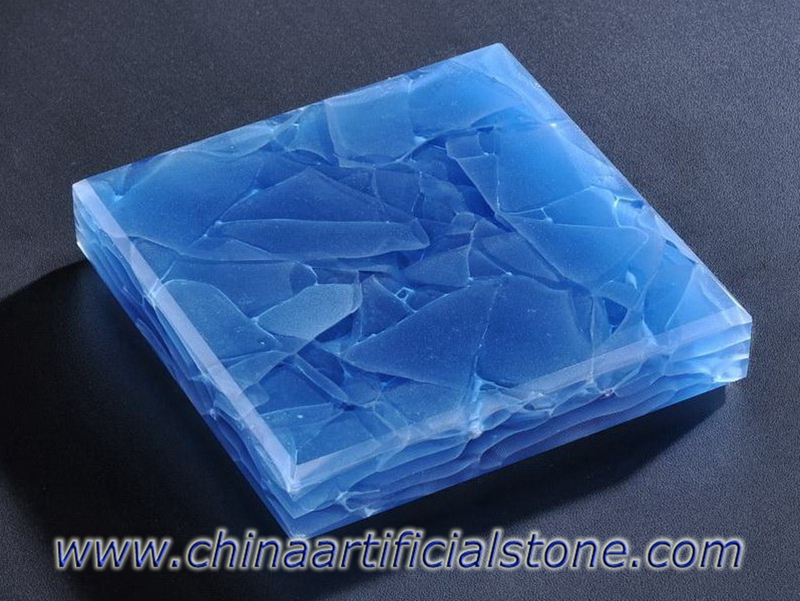 Ocean Blue κατασκευασμένες από γυαλί κεραμικές πλάκες Glaskeramik
