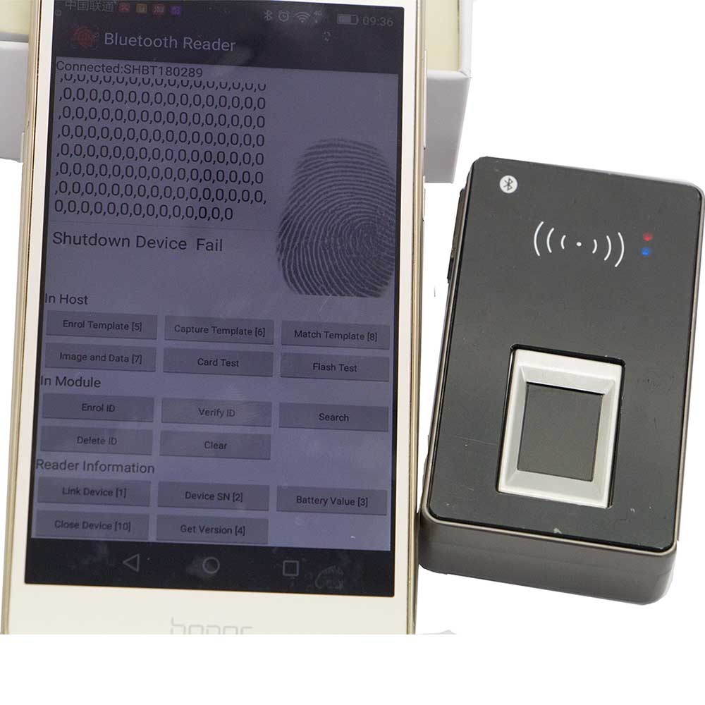Βιομετρικός αισθητήρας Android Bluetooth NFC
