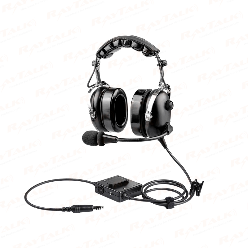 Ακουστικά πιλότου ελικοπτέρου PH-100AHC Active Noise Reduction (ANR) με βύσμα U174

