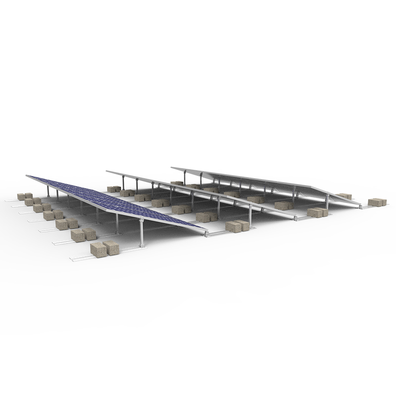 Σύστημα στερέωσης σε επίπεδη οροφή με μη διεισδυτικό Ballast
