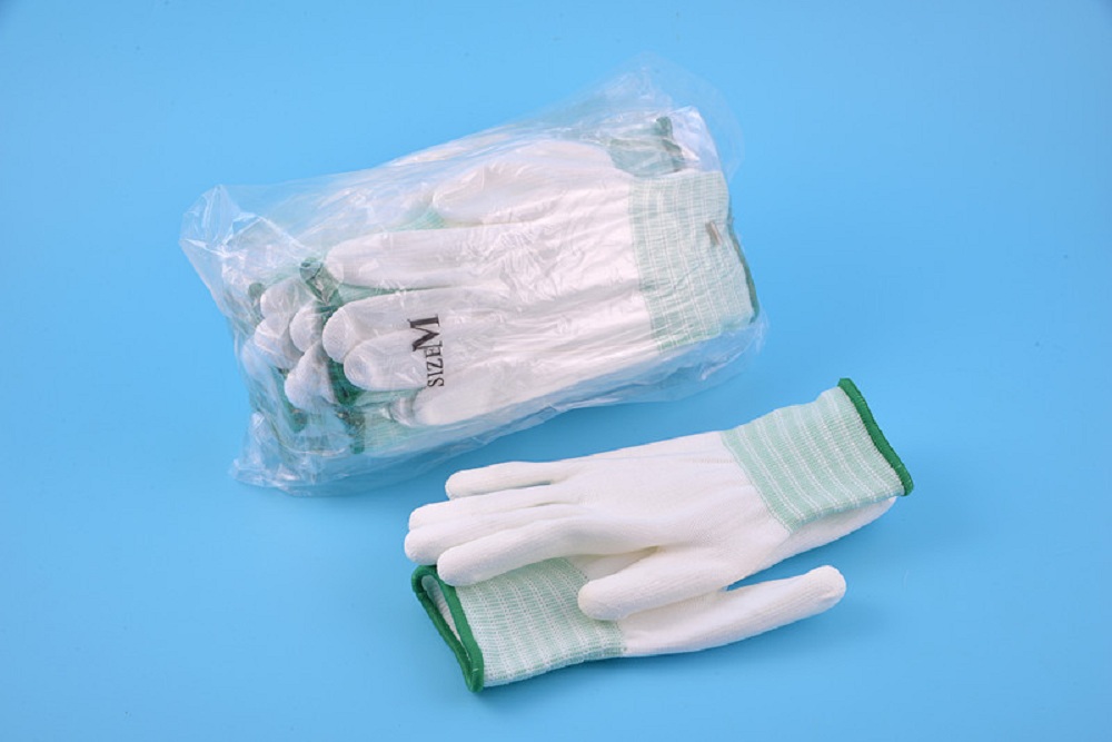 Nylon αντιολισθητικά γάντια Palms με επίστρωση PU