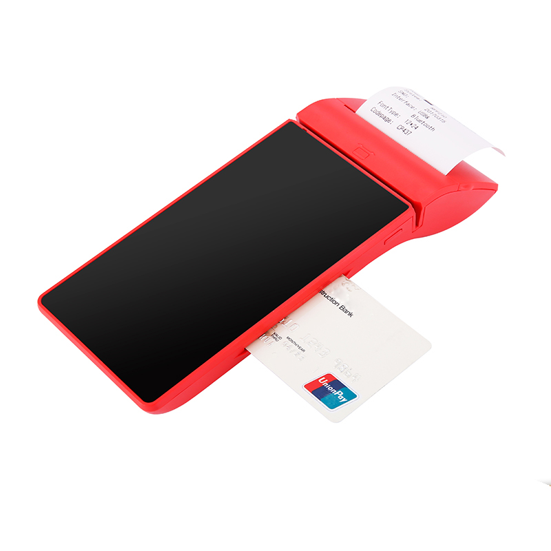 Φορητή συσκευή 4G NFC All in One Android MPOS με εκτυπωτή για τράπεζες
