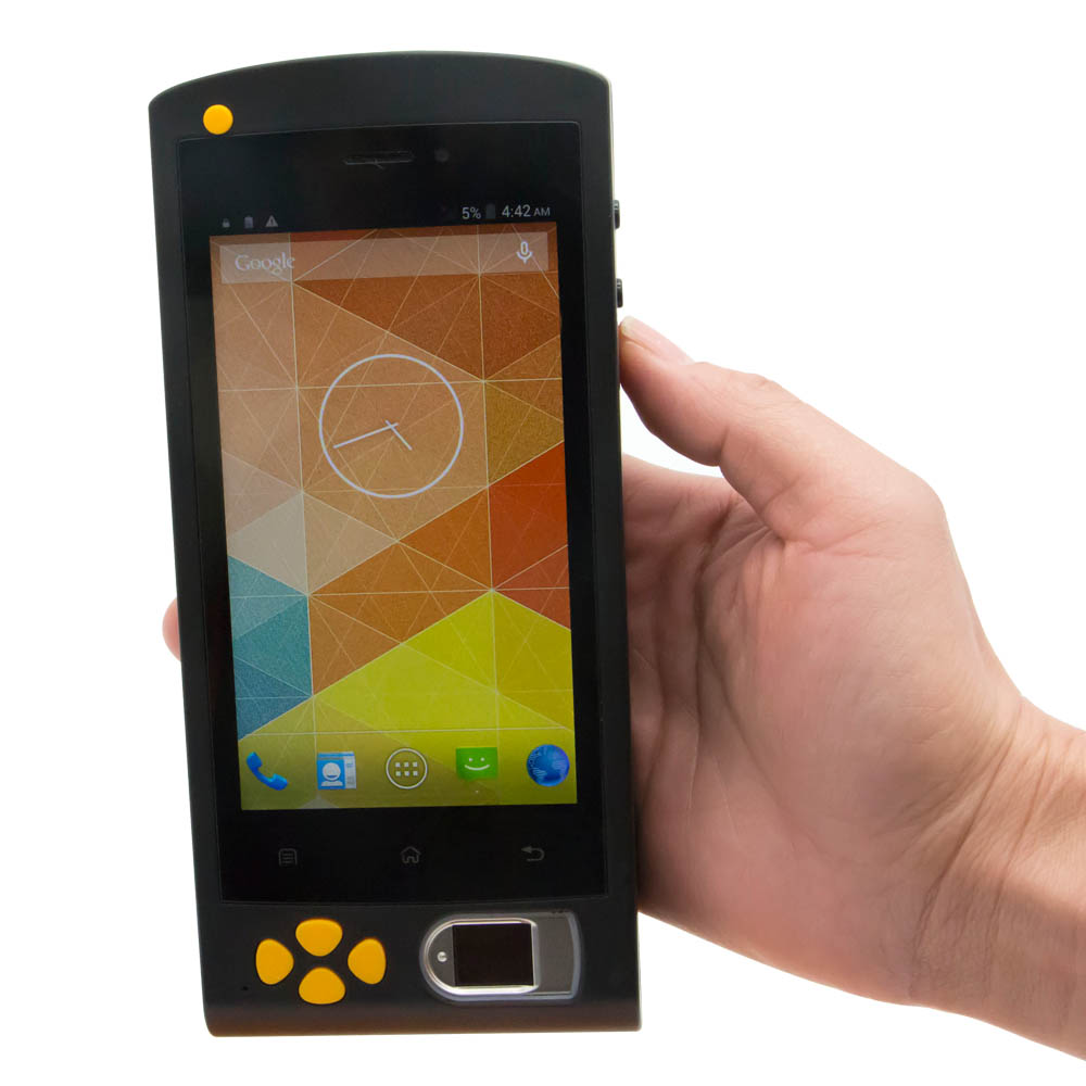Συσκευή αναγνώρισης βιομετρικών δακτυλικών αποτυπωμάτων χειρός 4G Android NFC
