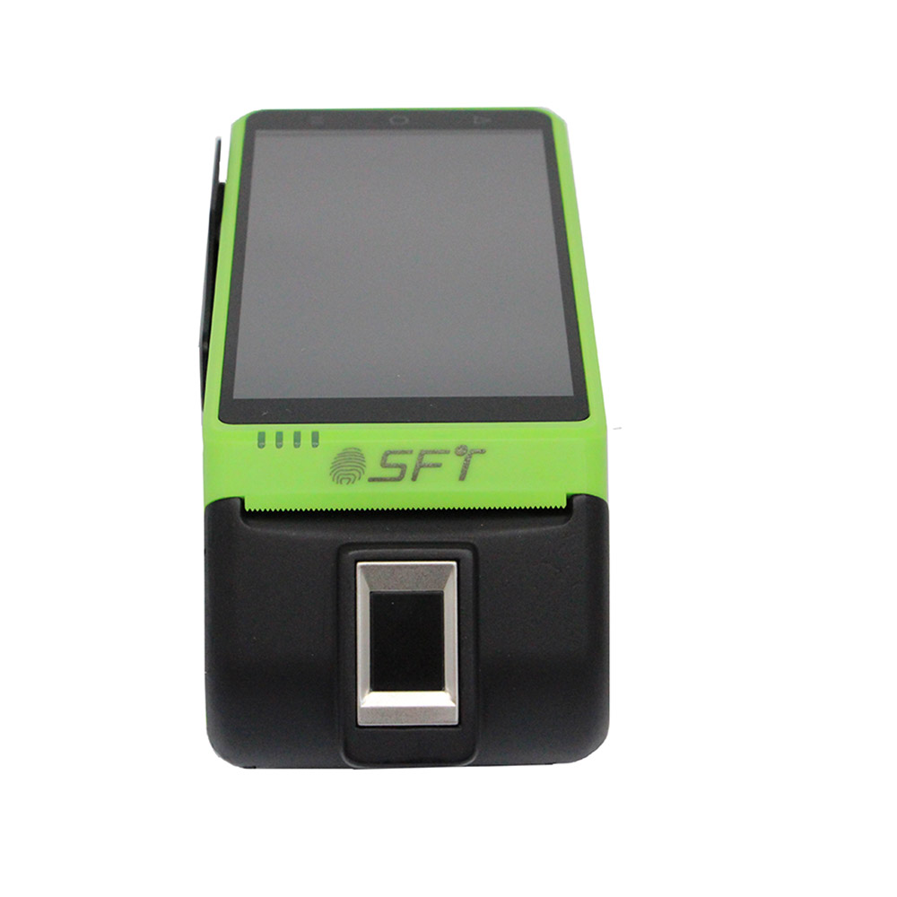 4G EMV PCI SFT FBI φορητό βιομετρικό δακτυλικό αποτύπωμα Android eSim MPOS Terminal
