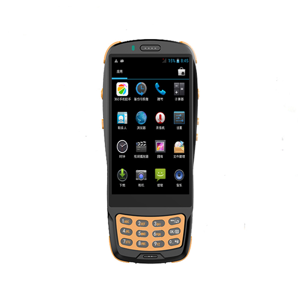 4G Ανθεκτικό Android RFID Barcode Scanner PDA με φυσικά κλειδιά
