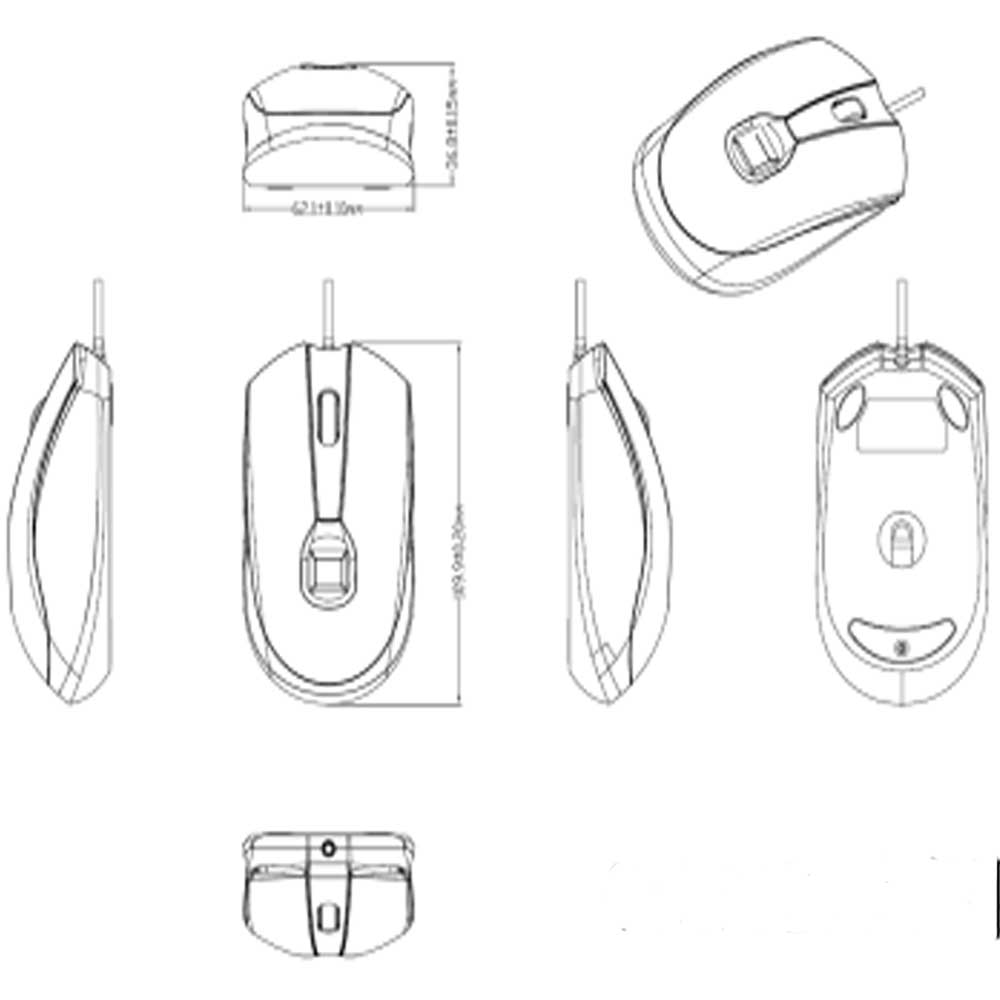 Ποντίκι δακτυλικών αποτυπωμάτων USB
