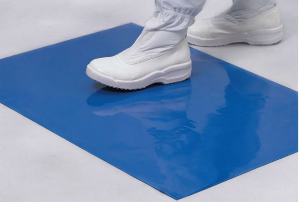 Sticky Mat 24*36 ιντσών Floor Dust Sticky Mats For Cleanroom