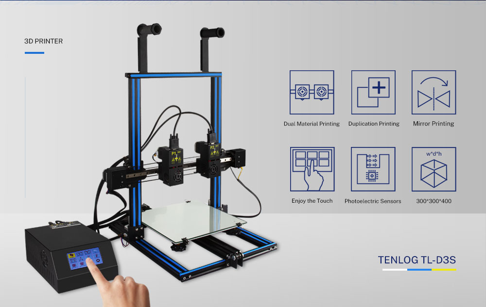 Λειτουργία 3D εκτυπωτή TENLOG D3S DMP