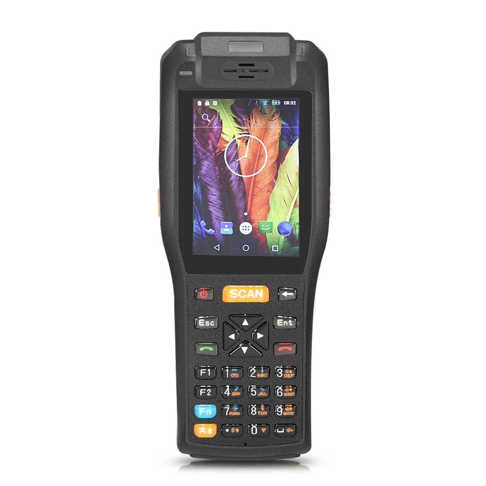 Logistic 4G Rugged Android RFID Barcode Scanner PDA με εκτυπωτή
