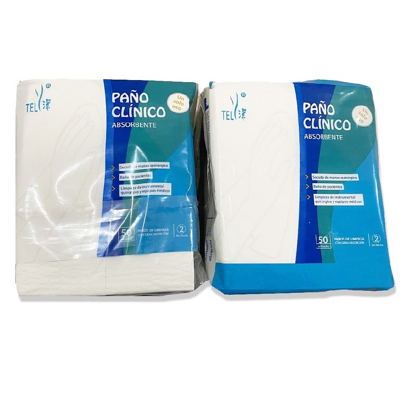 Νοσοκομειακά Πετσέτες Μίας χρήσης Λευκό μη αποστειρωμένο απορροφητικό γενικής χρήσης
