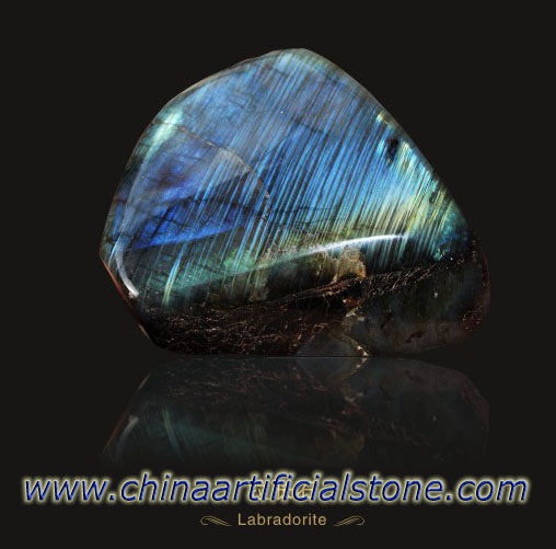 Μπλοκ ακατέργαστης πέτρας Labradorite για τις πλάκες