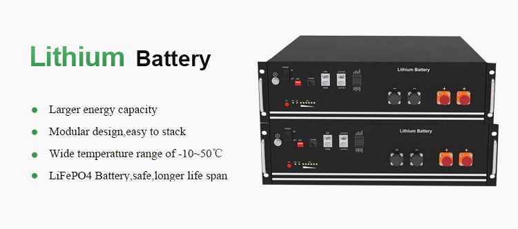 Μπαταρία πολυμερών ιόντων λιθίου 48V 100AH