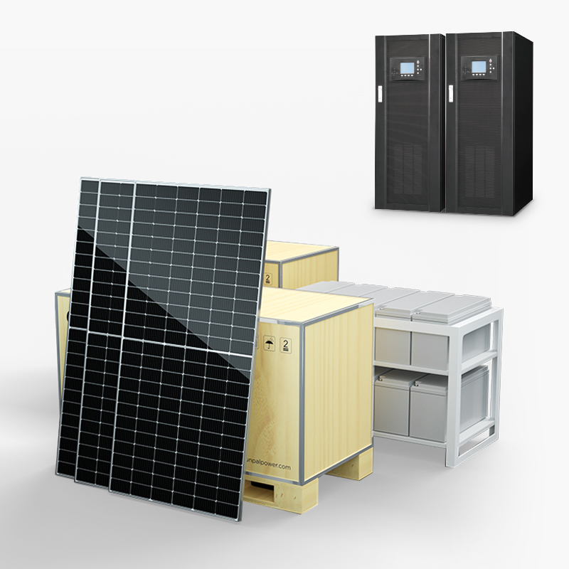 20KW ανά ημέρα 3 Phase Off Grid Solar System Price With Battery Storage

