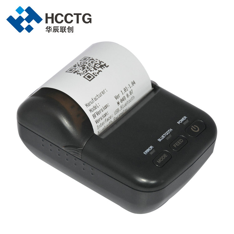 USB Bluetooth 58mm φορητός θερμικός εκτυπωτής Barcode HCC-T12
