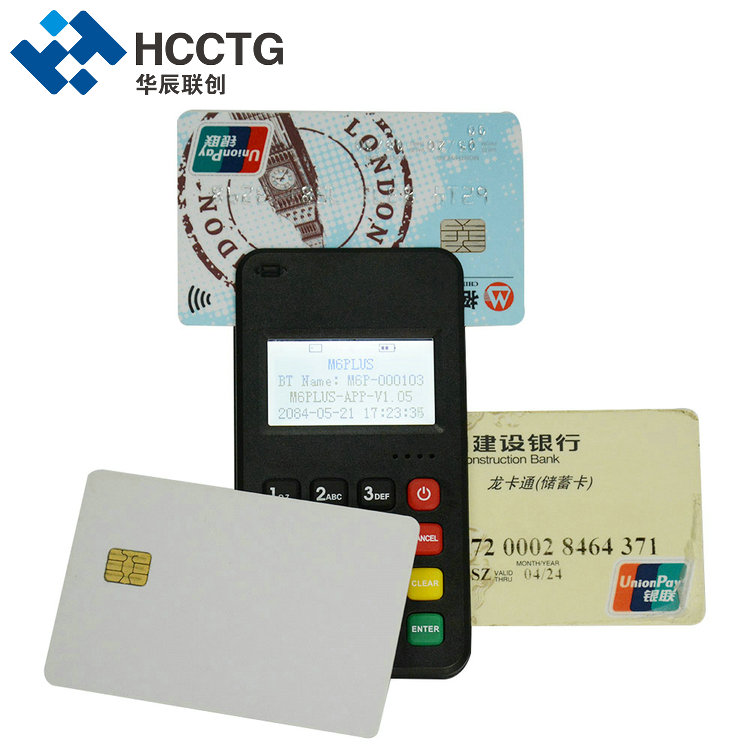 Πιστοποίηση Bluetooth EMV PCI 3 σε 1 κάρτα πληρωμής MPOS M6 PLUS
