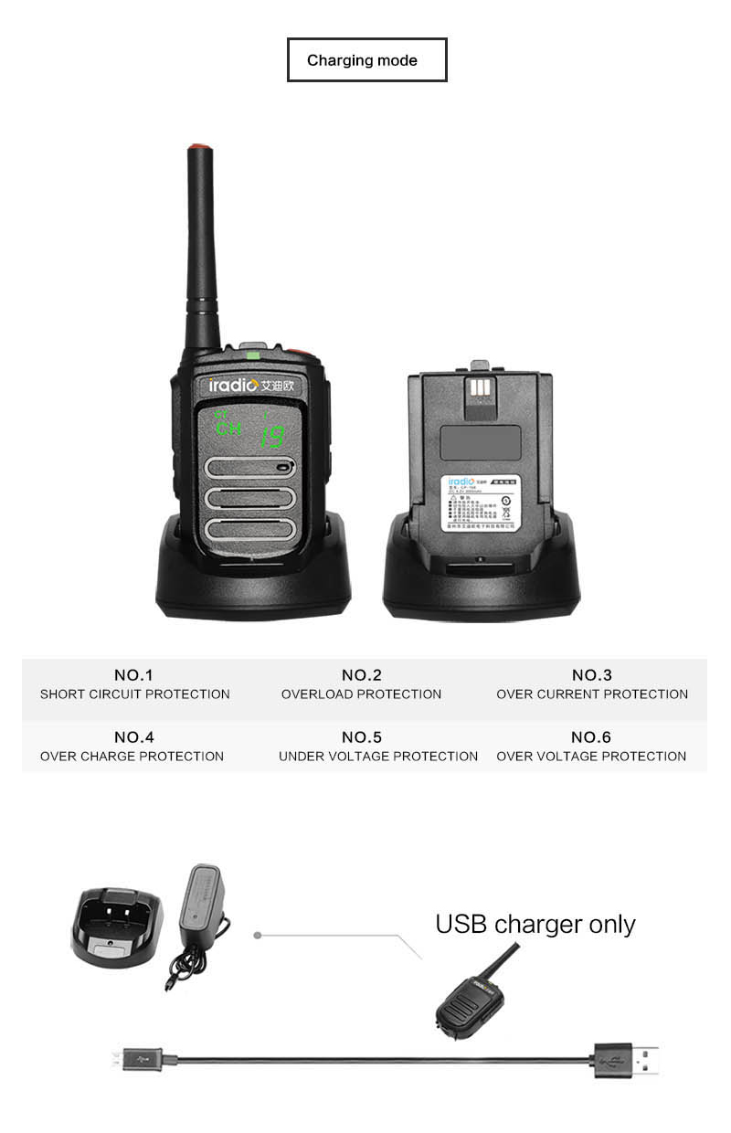 εμπορικό φορητό ραδιόφωνο UHF