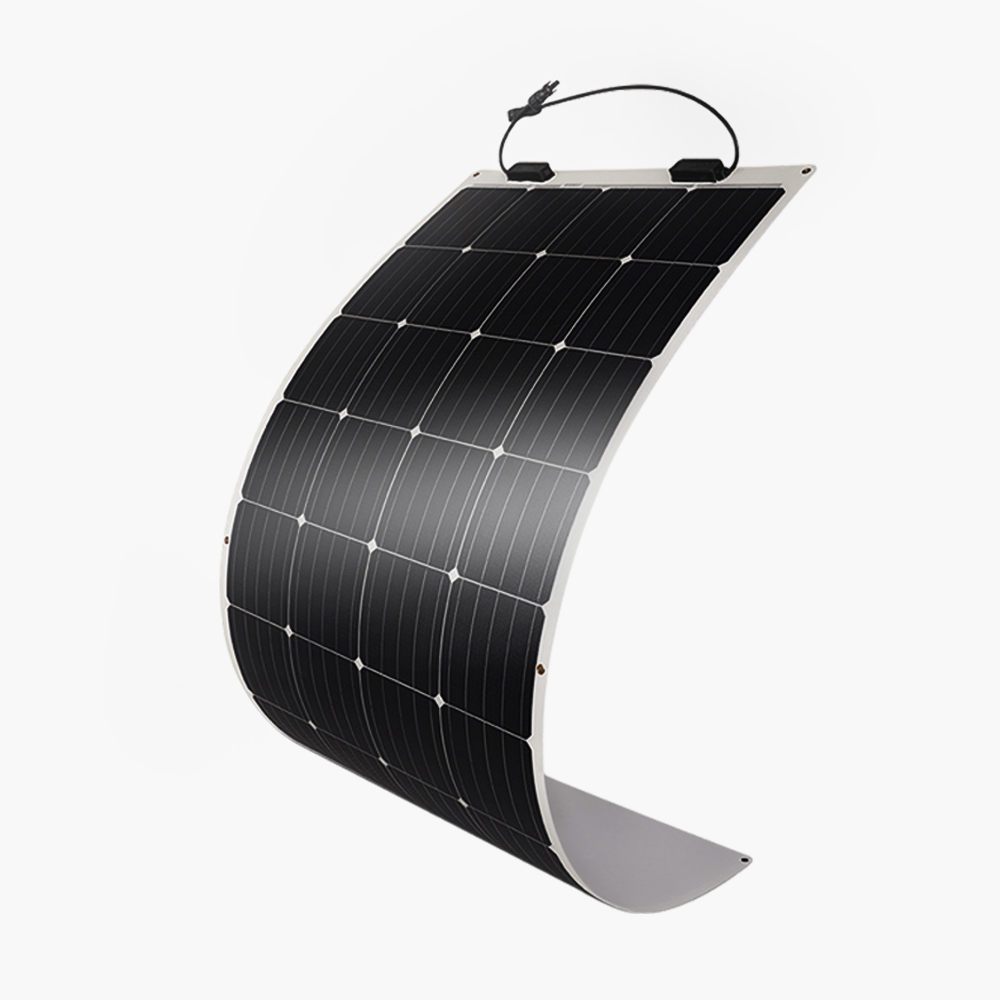 Μονοευέλικτο ηλιακό πάνελ 100 Watt 150 Watt 200 Watt 18V 24V Προσαρμοσμένο
