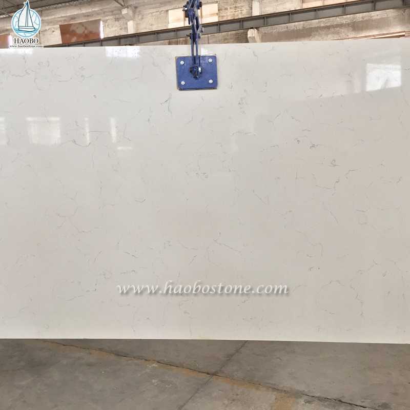 Λευκή μαρμάρινη πλάκα Carrara για δάπεδο και πλακάκι τοίχου
