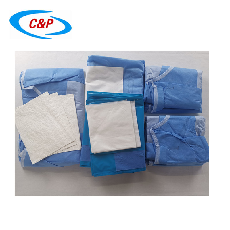 Νοσοκομειακή χρήση Nonwoven Sterile Pack Drape C-Section Pack Manufacturer
