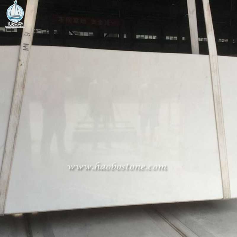 China Quality καθαρή λευκή μαρμάρινη πλάκα για δάπεδο και τοίχο
