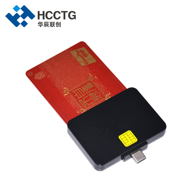 Συσκευή ανάγνωσης έξυπνων καρτών επαφής CE ROHS USB Type C DCR32
