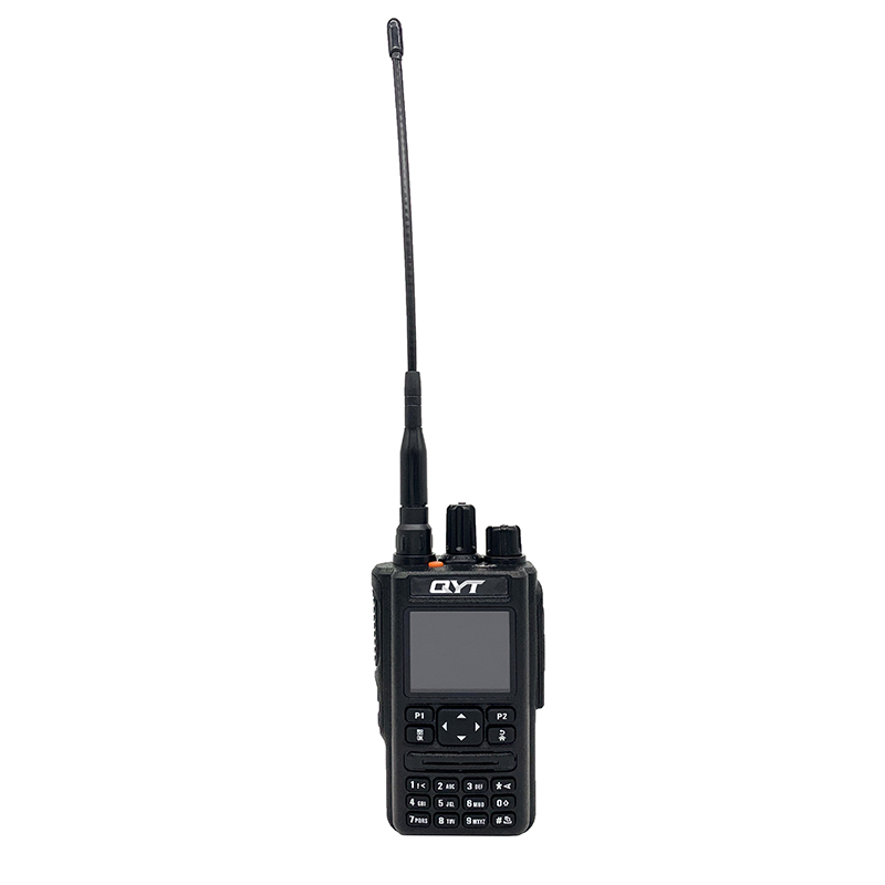 QYT πλήρους συχνότητας αναλογικό GPS VHF UHF walkie talkie KT-9R με έγχρωμη οθόνη
