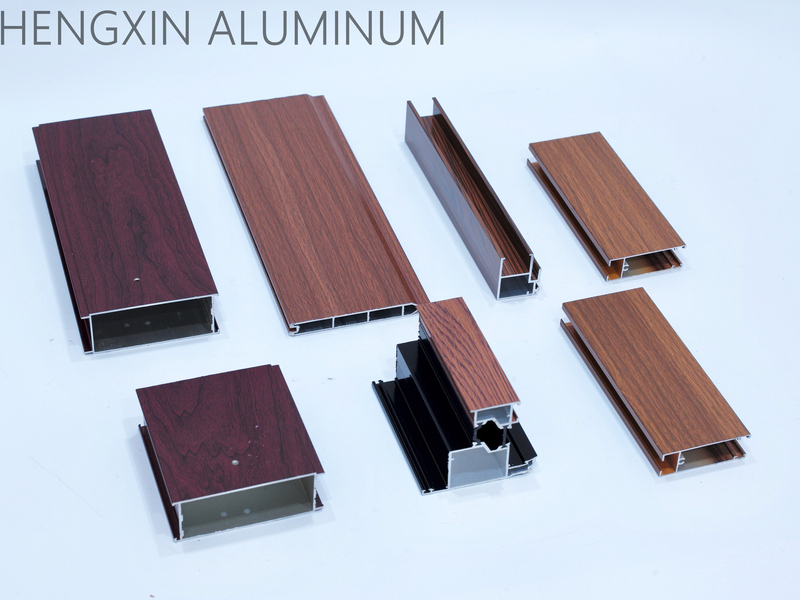 Εφαρμογή προφίλ διέλασης αλουμινίου Shengxin με ανοδίωση και ξύλινους κόκκους
