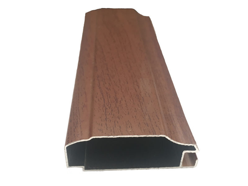 Προφίλ εξώθησης αλουμινίου OEM ξύλου για πόρτες
