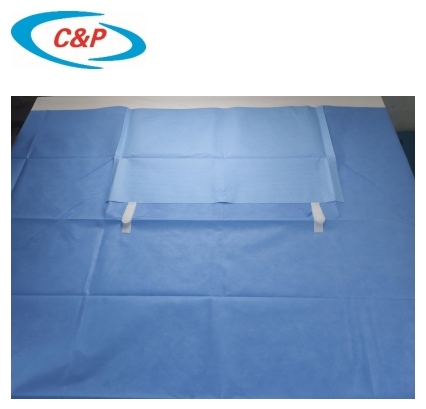 Μπλε χειρουργική/ιατρική ενισχυμένη αυτοκόλλητη πλαϊνή κουρτίνα μιας χρήσης για χειρουργική από την πιστοποίηση CE&amp;ISO 13485
