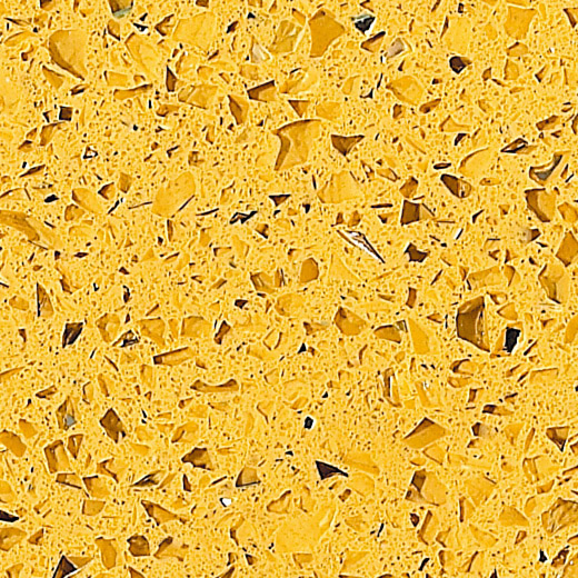 OP1802 Αστρικό κίτρινο χρώμα τεχνητός χαλαζίας για ντουλάπι κουζίνας
